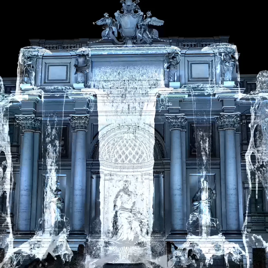 Photograph 2 of “Waterfall on the Trevi Fountain”, Rome